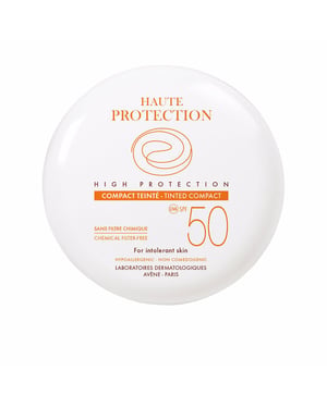 Solaire Compact Met Hoge Bescherming Kleur Spf 50 #goud 10 gr