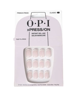 Opi Xpress/on Konstnaglar Nageldesign #fransk Manikyr