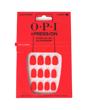 Opi Xpress/on Konstnaglar Ikoniska Nyanser #cajun Shrimp 30 St