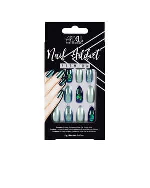 Nagelmissbrukare Grön Glitter Chrome