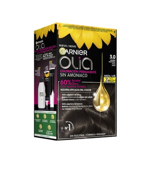 Olia Permanent Färg #3,0-svart 4 st