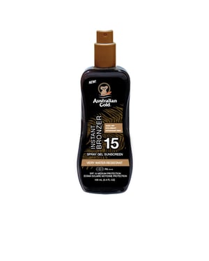Solspray SPF 15 Gel med omedelbar brun utan sol 100 ml