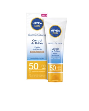 Solkontroll Shine Medium Mattifierande Ansiktskräm SPF50 40 ml