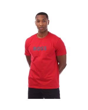 Men's Boss Regular-Fit T-Shirt in Red