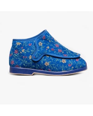 GBS RHONA Womens Boot Slippers Blue