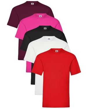 Fruit of the Loom Mens T-Shirt 5 Pack