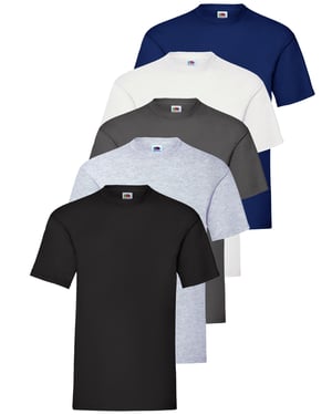 Fruit of the Loom Mens T-Shirt 5 Pack