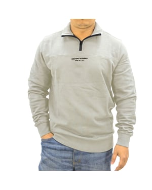 Weekend Offender Mens Sweatshirt Quarter Zip Pullover Long Sleeve Top