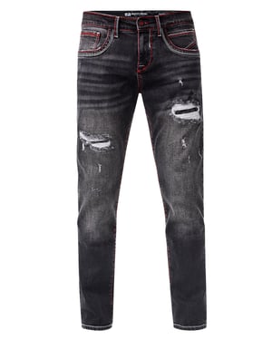 Jeansbroek "ODAR" destroyed regular fit stretch