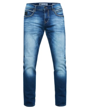 Jeansbroek "TOYAMA" Regular Fit met contrastnaad