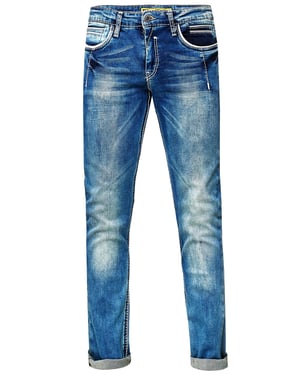 Jeansbroek "NEW YORK" blauw used regular fit
