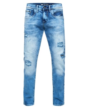 Jeansbroek "ODAR" destroyed regular fit stretch