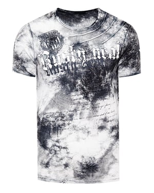 T-shirt in kleur met logo-print in de stijl van Tie Dye Batik