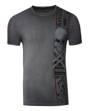 T-shirt met voor- en achterkant bedrukt
