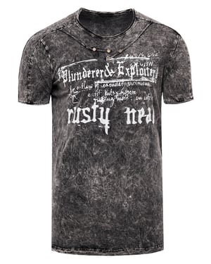 T-shirt met voorbedrukte tekst