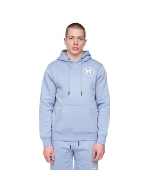 Henleys Heren Metafone Hoodie (Staalblauw)