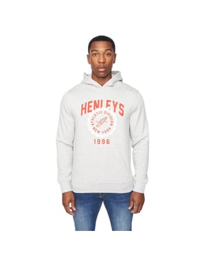 Henleys Heren Tipton Hoodie (Grijze Mergel)