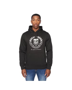 Henleys Heren Myer Hoodie (Zwart)