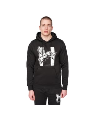 Henleys Heren Curveball Hoodie (Zwart)