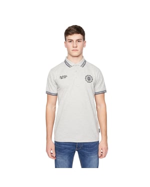 Duck and Cover Heren Keyaan Poloshirt (Grijze Mergel)