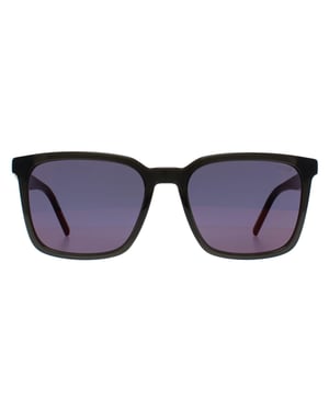 Hugo by Hugo Boss Square Mens Black Red Mirror HG 1327/S