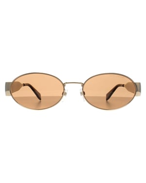 Marc Jacobs Oval Womens Gold Brown MARC 806/S