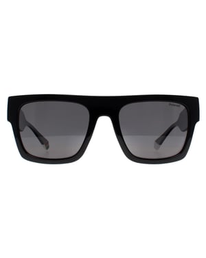 Polaroid Rectangle Unisex Black Grey Polarized PLD 6224/S/X
