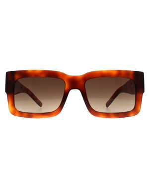 Hugo Boss Rectangle Womens Light Havana Brown Gradient BOSS 1654/S