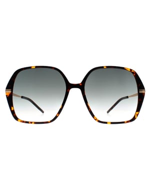 Hugo Boss Square Womens Havana Gold Grey Gradient BOSS 1660/S