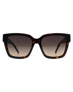 Hugo Boss Square Womens Havana Grey Brown Gradient BOSS 1744/S