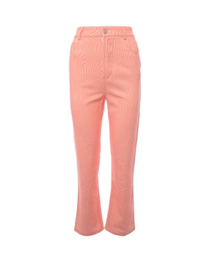 Peppermayo Womens Pink Retro Cigarette Trousers