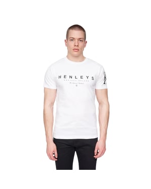 Henleys Heren Hentyme T-Shirt (Wit)