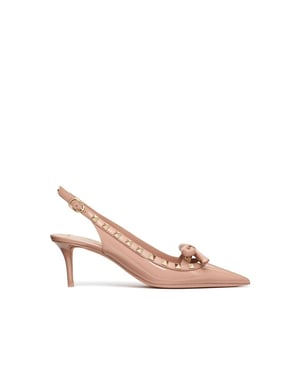 Valentino Garavani Läder Slingback Pumpar
