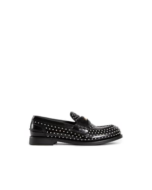 Miu Miu Penny Loafers met Studs