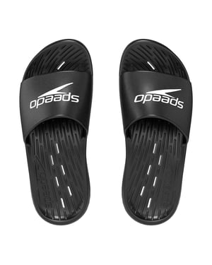 Speedo Heren 2024 Sliders (Zwart/Wit)