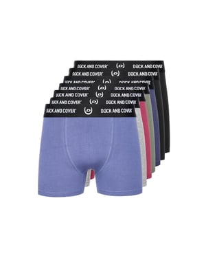 Duck and Cover Heren Anvilli Boxershorts (Set van 7) (Veelkleurig)