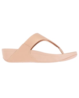 FitFlop Dames/Dames Lulu Shimmer teenpost sandalen (Beige)