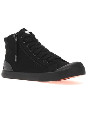 Rocket Dog Dames/dames Jazzin Hi 12A Katoenen Canvas Schoenen (Zwart)