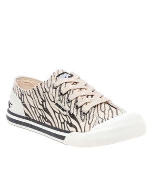 Rocket Dog Dames/Dames Jazzin Wales Trainers (Zwart, Wit)