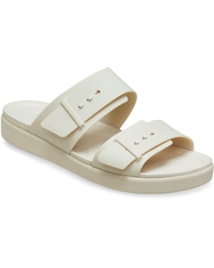 Crocs Brooklyn Buckle Dames Sandstone Sandalen