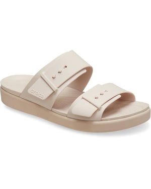 Crocs Brooklyn Buckle Dames Quartz Sandalen