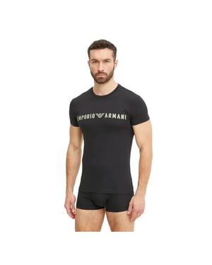 Emporio Armani heren T-shirt met adelaar en GA-print