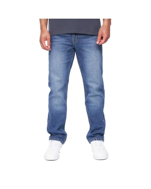 Duck and Cover Rechte Jeans Heren (Stone Wash)
