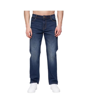 Henleys Heren Breeze Rechte Jeans (Donkere wasbeurt)