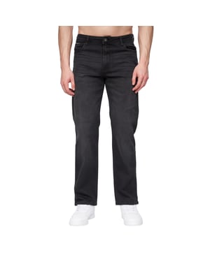 Henleys Heren Breeze Rechte Jeans (Zwart wassen)