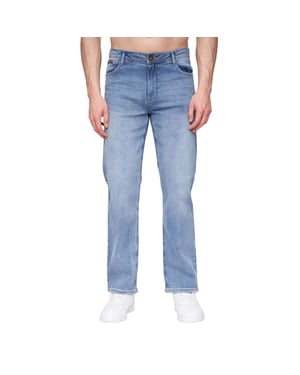 Henleys Mens Breeze Straight Jeans (Light Wash)