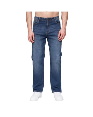 Henleys Heren Breeze Rechte Jeans (Stone Wash)
