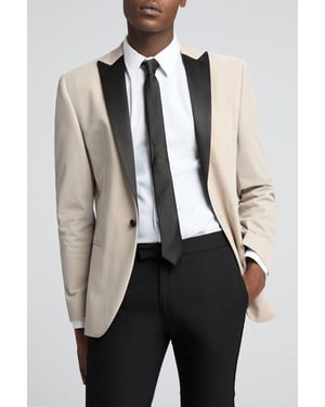 Slim Fit Velvet Jacket