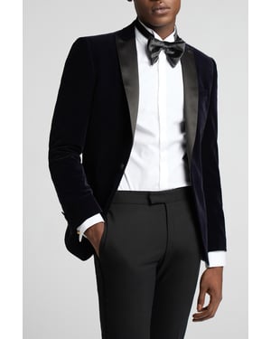 Slim Fit Velvet Dresswear Jacket