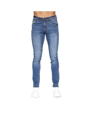 Duck and Cover Heren Maylead Slim Jeans (Stone Wash)